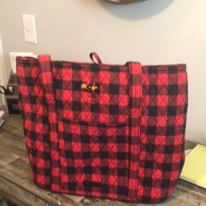 Rare buffalo plaid tote